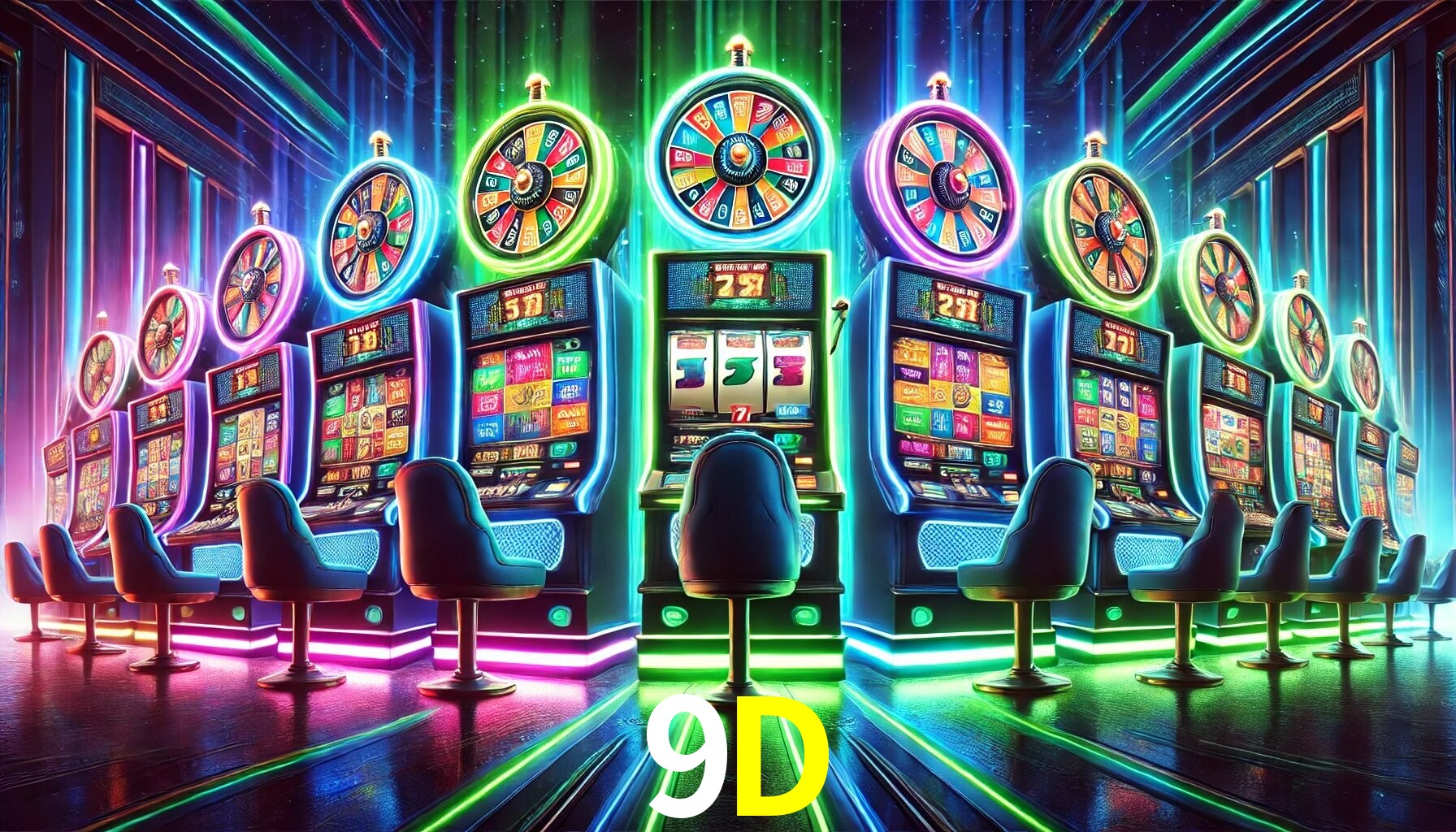 Diversos jogos de caça-níqueis